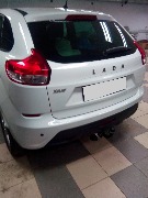 Lada X Ray - установка фаркопа.