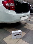 Лада Гранта - установка парковочного радара.