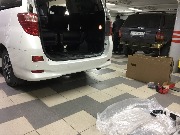 Тойота Альфард - установка фаркопа.