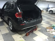 БМВ Х1 - установка фаркопа.