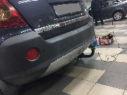 Опель Антара - установка фаркопа.