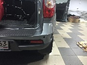 Нива Шевролет - установка парковочного радара.