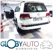 02.02.2017г Тойота Ленд Крузер 200 - установка сигнализации с автозапуском Starline A93 GSM, GPS модулем, механического бесштыревого противоугонного замка на руль Carant Fort.