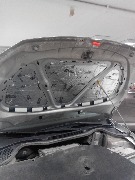 Фольсваген Поло - шумоизоляция крышки капота.