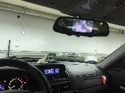 Установка камеры заднего вида.