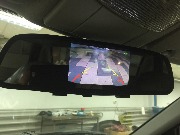 Установка камеры заднего вида.