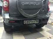 Нива Шевролет - установка парковочного радара.