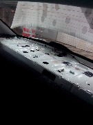 Лада Приора - установка акустической полки.